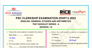 PSC CLerkship 2023 Preli (Part I) Session-III